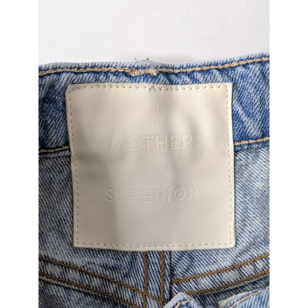 MOTHER Superior Half Pipe Ankle Jeans 27 NWT This Is How I Roll Cotton Blue - Picture 15 of 16